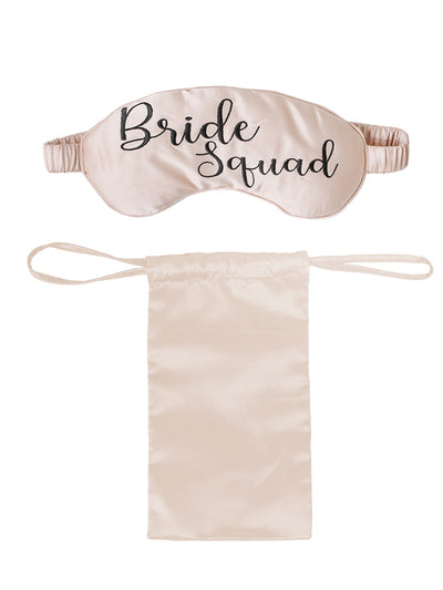 Bride Squad Silk Eye Mask - The Lumiere Co
