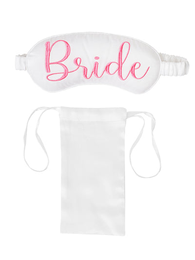 Bride Silk Eye Mask - The Lumiere Co