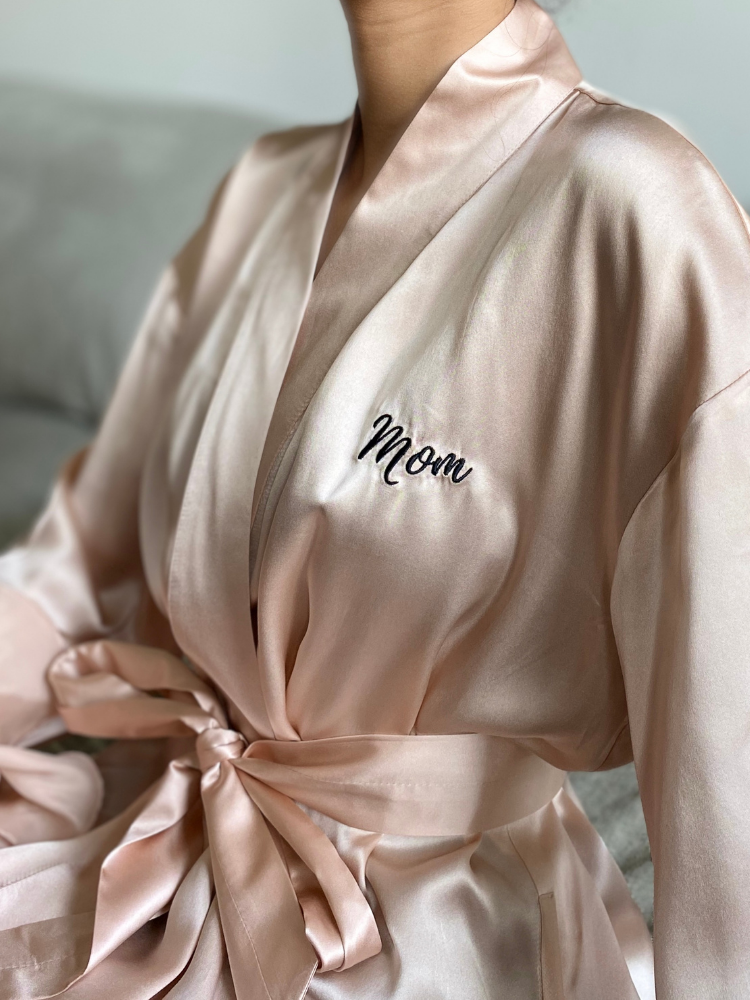 Mom Silk Robe | The Lumiere Co